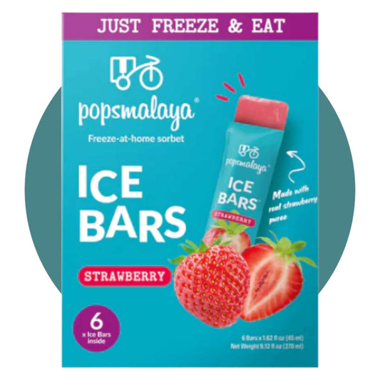 Pops Malaya Freeze at home sorbet bars Strawberry (6 bars 270ml) are Gluten Free, Vegan, Dairy Free, Nut Free, Soy Free  and Egg Free.